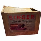Vintage Singer Sewing Machine Rpm-4500 Wood Box Beautiful
