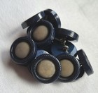 Vintage Set Of 13 Shank Buttons - Bakelite  Celluloid  Resin