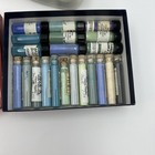 Over 85 Vintage Ceramic   China Paint Powders In Glass Vials Corks Dolls Read