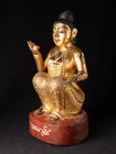 Antique Burmese Nat Statue From Burma  19th Century