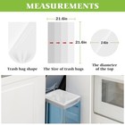 5 Gallon 240 Counts Strong Trash Bags Garbage 1 Count  pack Of 240  Clear