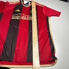 Adidas Atlanta United Fc Home Jersey 2023 Red Black Gold Size L Ic3000 Mls Socce