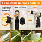 Garden Hose Nozzle - 100  Metal High Pressure Spray Nozzle Adjustable Spray Pat