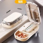 Adjustable Pill Cutter And Splitter For Multiple Pills portable 1 2 1 4 Cutter