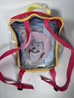 Vintage Mocdonalds Ronald Mcdonald Clear Plastic Backpack Small Kids Play Bag