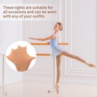 Zennoly Ballet Tights Pink  Tan 6-8 Years Ultra Soft Stretch Footed Tights
