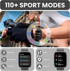 Smart Watch For Men Women  answer make Call   1 95  Touch Screen Fitness Watch W