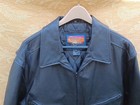 Cripple Creek Black Leather Coat Xxl Aqha World Championship Show Logo 