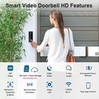 Smart Wireless Wifi Doorbell Camera Phone Door Ring Video Intercom Security Bell