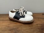 Vtg Baby Toddler Saddle Shoes Size 5  see Photos For Size  Retro 50s Oxford