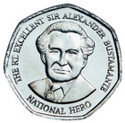 Jamaica Dollar  1996 Gem Unc alexander Bustamante National Hero free Shipping