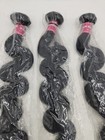 New Unice 3 Pcs Brazilian Body Waves Bundles 24  26  28  In Black 100  Human H 