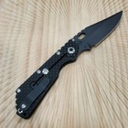 Mick Strider Smf Dgg  Stealth Handground Pd1 Bowie Blade  Pvd Double Gunner Grip