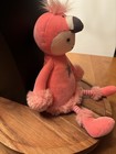 Nwt Jellycat London Flamingo Flapper Plush Stuffed Toy 11x5   pink Fuzzy