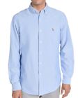  nwt- Polo Ralph Lauren Mens Classic Oxford Button Down Long Sleeve Shirt- Blue
