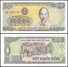 Vietnamese Currency 1000 Vietnam Dong  1988  P-106  Unc X 100 Pcs Bundle Usa