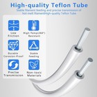 5m  16 4ft  Ptfe Teflon Tube For 1 75mm Filament   2 5mm Id  4mm Od Bowden Tub   