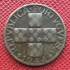 Portugal 1944 Bronze 20 Centavos  Wwii Era  Km  584