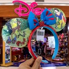 Disney- Snow White 100th Headband Blue Bow Minnie Mouse Ears  Princess Girls