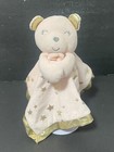 Baby Essentials Lovey  Pink Gold Star Bear Security Blanket  Girl 12  Soother