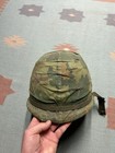 Original Graffiti Vietnam War Us Army Or Marine M1 Helmet Mitchell Cover Art