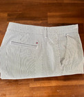 Tommy Hilfiger Womens Size 12 Blue White Striped Cotton Stretch Bermuda Shorts
