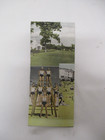 Vintage Old Orchard Beach Maine Travel Brochure 1940s Color Fold-out Tourism