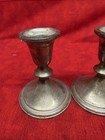 Vintage Set Of 2 Towle Sterling  weighted  Candle Holders 411 Grams