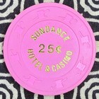 Sundance Hotel 25    0 25 Las Vegas  Nevada Casino Chip C712
