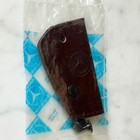 Vintage Mercedes-benz Key Chain Jacket Case Burgundy Leather New Genuine Oem