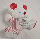 Fisher Price Puffalump Nylon Mouse Baby s First Christmas Rattle Vintage 1990s 