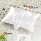 Vielit Much 2 Pieces Satin Pillowcase 70 X 40 Ivory  Soft Like Silk Pillowcase