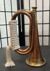 Bugle Brass   Copper 10  Military Style Vintage Patina Use  Prop Or Display