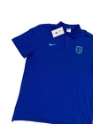 New Nike England National Team Soccer Polo Shirt Blue Mens Size Xl Dh4939-480