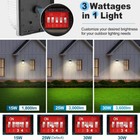 2pack 30w Led Wall Pack Light With Photocell 30w 25w 15w Adjustable 3000k 4000k 