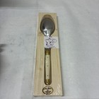 Jean Dubost Laguiole Serving Spoon  Ivory Handle - Rust-resistant Stainless    