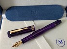 Molteni Pen M60 Lilac Gold Trim  Lt Ed Of 188 Fountain Pen