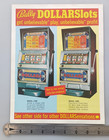 Bally  dollarslots  Slot Machine Casino Flyer Brochure Color Ad