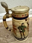Vintage 1983 Avon Football Beer Stein Pewter Lid