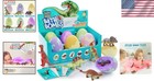 Fun Educational Dino Egg Bath Bombs - 6 Count  Non-toxic Kid s Bathing Gift