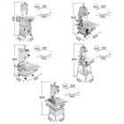 Vevor 850w 1100w 1500w 2200w Commercial Electric Meat Bandsaw Bone Saw Machine