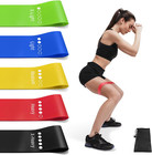 5 Resistance Bands Set For Exercise  Workout  Physical Therapy  Yoga   Rehab