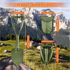 Camping Shovel  18 5   Digging Shovel Portable Ergonomic High Carbon Steel
