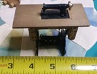 Vintage Concord Miniatures Treadle Sewing Machine Dollhouse 1 12 Thread 