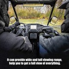Utv Side Rear View Mirror And Center Mirror With 1 75  To 2  Roll Bar Cage Mount