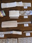Huge Lot Of Vintage To Modern Lace Trim Edging Remnants Ribbon Sewing Crafts