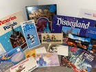 Huge Vintage Disneyland   Walt Disney World Lot Of Books  Ephemera  Postcards 