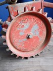 Rare Vintage Stansen Trav-el-awn Cast Iron Tractor Lawn Garden Sprinkler Red 
