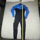 Nwt Hyperflex Vyrl Full Wetsuit Size L Chest Zip 3 2mm Blue Surfing Scuba