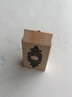 Vintage Victorian Keyhole Escutcheon Stamp - Wood   Rubber Stamp